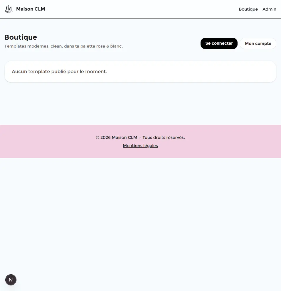 Site Vitrine Restaurant